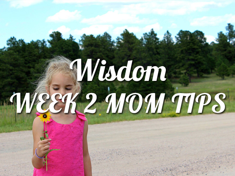 Wisdom week 2 mom tips