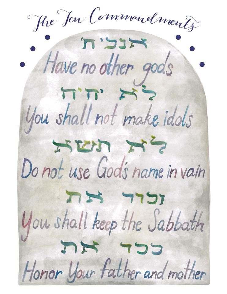 10 commandments for kids