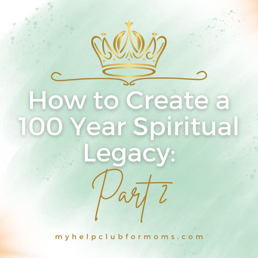 How to Create a 100 year spiritual legacy(1)